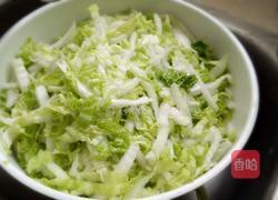 白菜腊肉豆腐包的做法图解5
