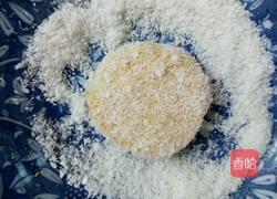 椰香红薯饼的做法图解5