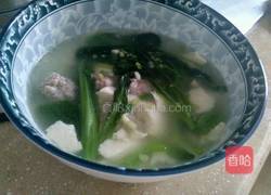 芥菜肉丸豆腐汤的做法图解5