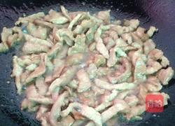 韭菜花炒肉丝的做法图解5