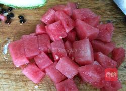 芒果西瓜汁的做法图解3