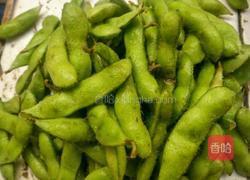 香煮毛豆的做法图解1