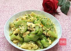 丝瓜炒土鸡蛋的做法图解10