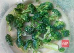 西兰花炒蟹味菇的做法图解1