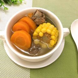 伞骨胡萝卜玉米汤（沙煲法）的做法[图]