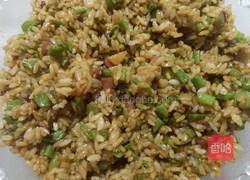 豇豆培根酱油炒饭的做法图解7