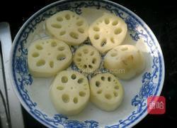 莲藕酿肉的做法图解2