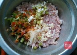 莲藕酿肉的做法图解3