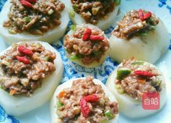 莲藕酿肉的做法图解5