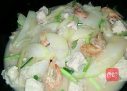 肉丸虾干冬瓜的做法图解4