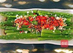 《油淋蒜香芦笋》的做法图解14