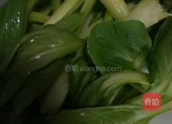 青菜鸡肉丸子汤的做法图解4