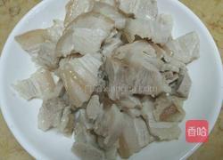 蒜苔炒肉的做法图解3
