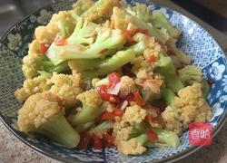 剁椒炒花菜的做法图解6