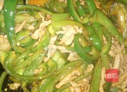 菜椒炒肉丝的做法图解8