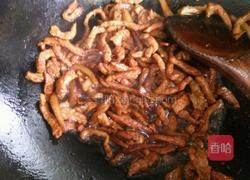 双椒杏鲍菇炒肉丝的做法图解7