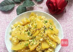 咸鸭蛋炒老南瓜的做法图解7