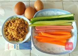 黑米鸡蛋卷（改装版寿司）的做法图解4