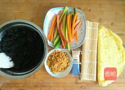 黑米鸡蛋卷（改装版寿司）的做法图解11