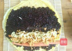 黑米鸡蛋卷（改装版寿司）的做法图解13