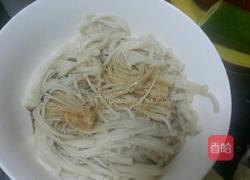 玉子豆腐烩金针菇的做法图解2
