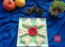 茴香馅蝴蝶花式蒸饺的做法图解20