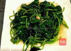 蒜蓉地瓜叶的做法图解3