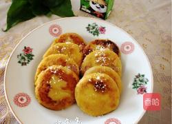 香煎甜薯豆沙饼的做法图解7