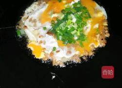 萝卜干煎蛋的做法图解4