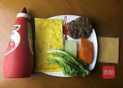 手握汉堡寿司的做法图解5