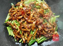 蒜苔炒肉丝的做法图解6