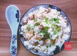 Illustration of rice cooker baked rice 3