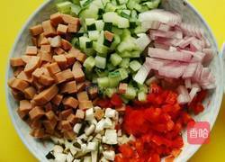 五彩娃娃咖喱盖饭的做法图解3