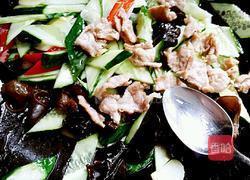 黄瓜木耳炒肉片的做法图解10