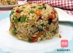 Vegetable Fried Rice Recipe Illustration 10