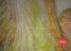 肉蒸白菜卷的做法图解1