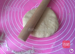 火腿蔬菜披萨，（面包机发面）的做法图解4