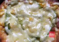 Ham and vegetable pizza, (bread machine dough) recipe 13