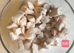 耗油鸡丁配彩椒的做法图解4