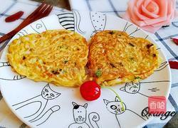 鸡肉面条爱心饼的做法图解7