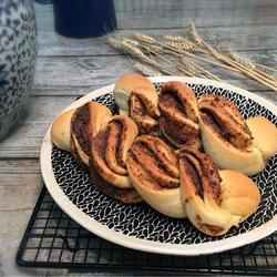 黑糖麻酱麻花包的做法[图]