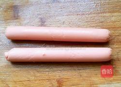 豌豆炒香肠的做法图解3