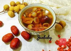 红枣桂圆枸杞红糖水的做法图解8