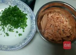 火腿香葱花型面包的做法图解7