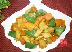 胡萝卜炒杏鲍菇的做法图解9