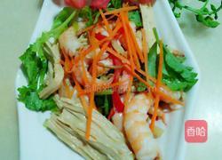 虾仁腐竹的做法图解4