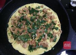 肉松鸡蛋葱，土豆丝鸡蛋葱面卷的做法图解5