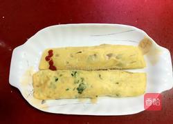 肉松鸡蛋葱，土豆丝鸡蛋葱面卷的做法图解7