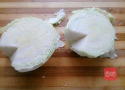 爆炒圆白菜的做法图解1