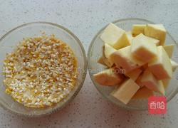 红薯四宝粥的做法图解2